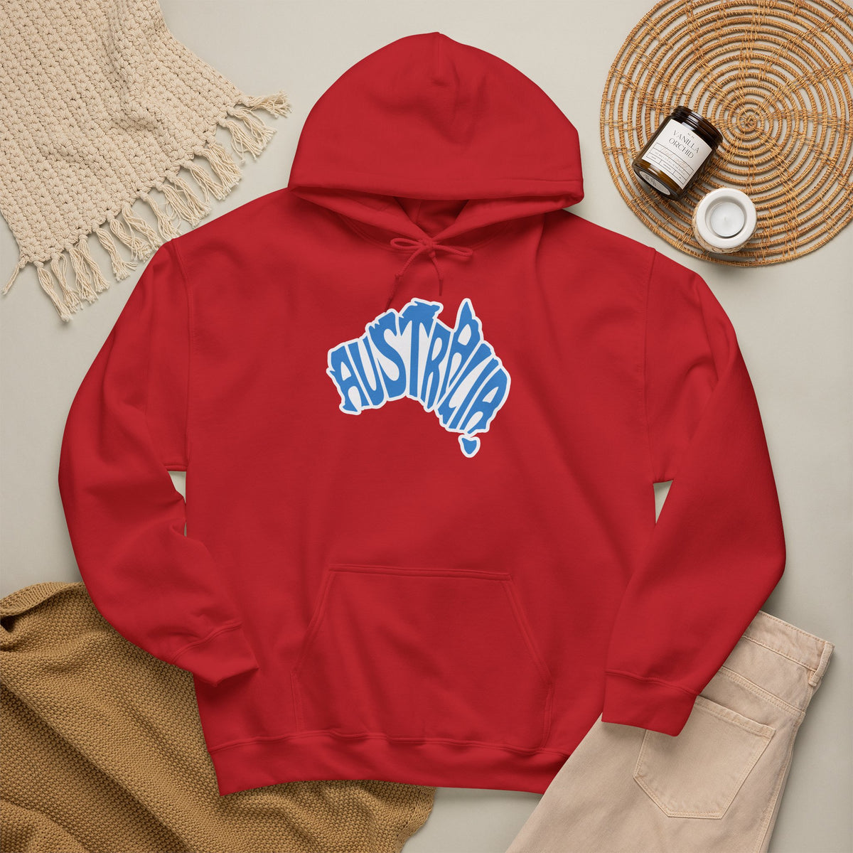 AUSTRALIA Hoodies Premium Design SKIALFA Unisex