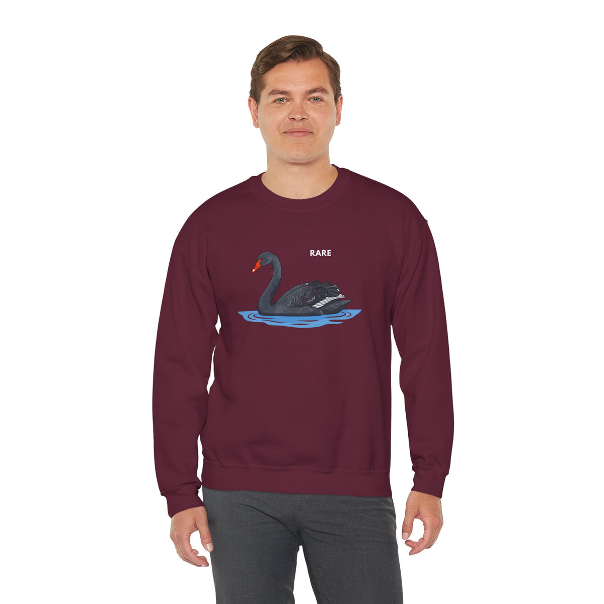 RARE Black Swan Sweatshirt Premium Design SKIALFA Unisex