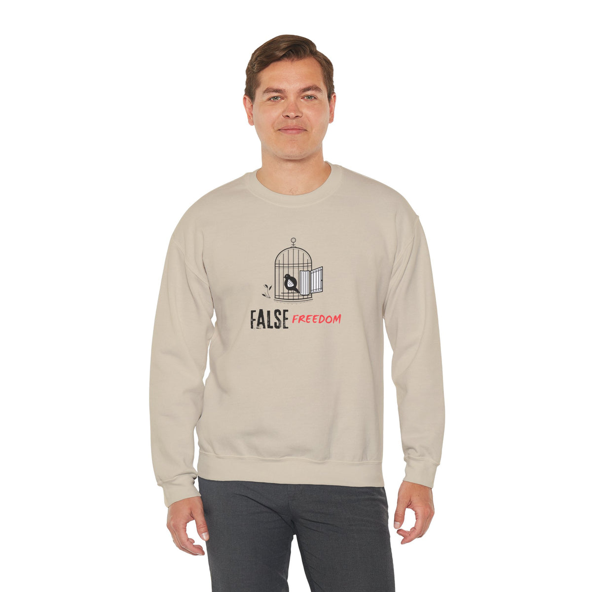 FALSE FREEDOM Sweatshirt Premium Design SKIALFA Unisex
