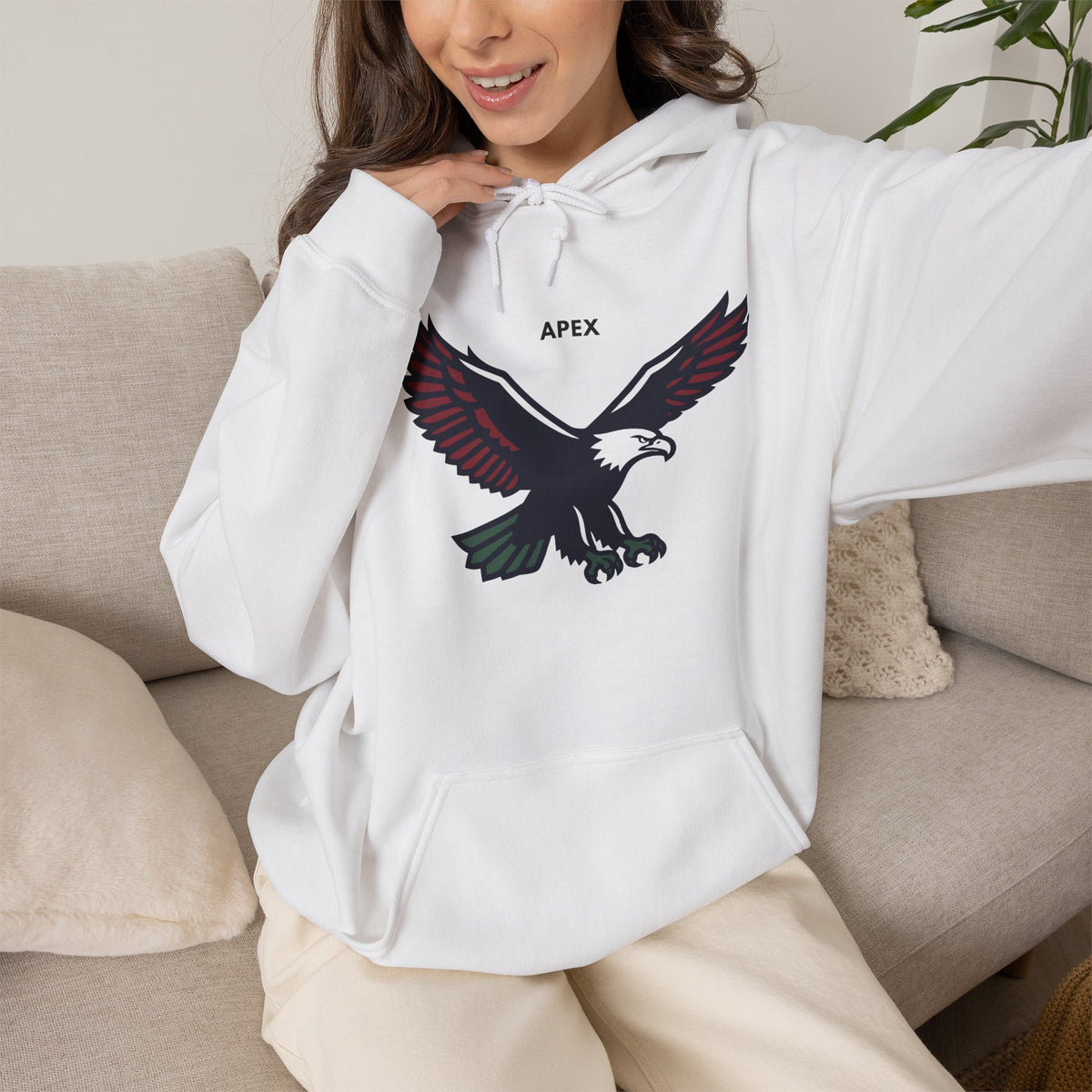 APEX Eagle Hoodie Premium Design SKIALFA Unisex