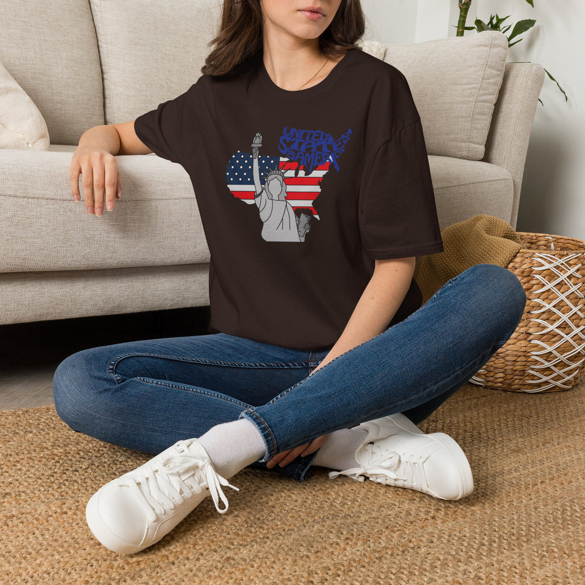 United States America T-Shirt Premium Design SKIALFA Unisex