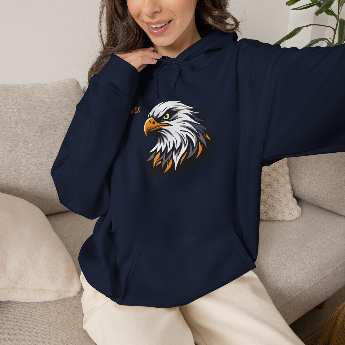 APEX Eagle Hoodie Premium Design SKIALFA Unisex