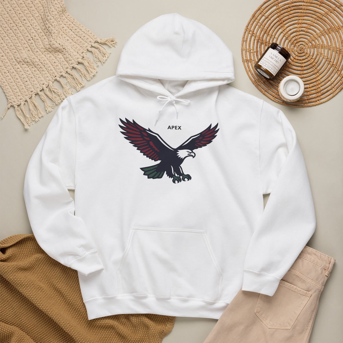 APEX Eagle Hoodie Premium Design SKIALFA Unisex