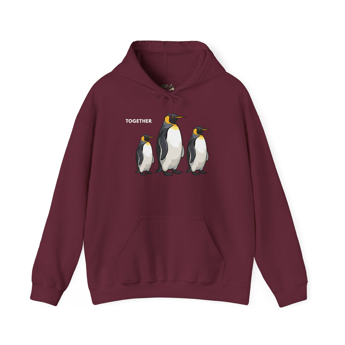TOGETHER Penguin Hoodie Premium Design SKIALFA Unisex