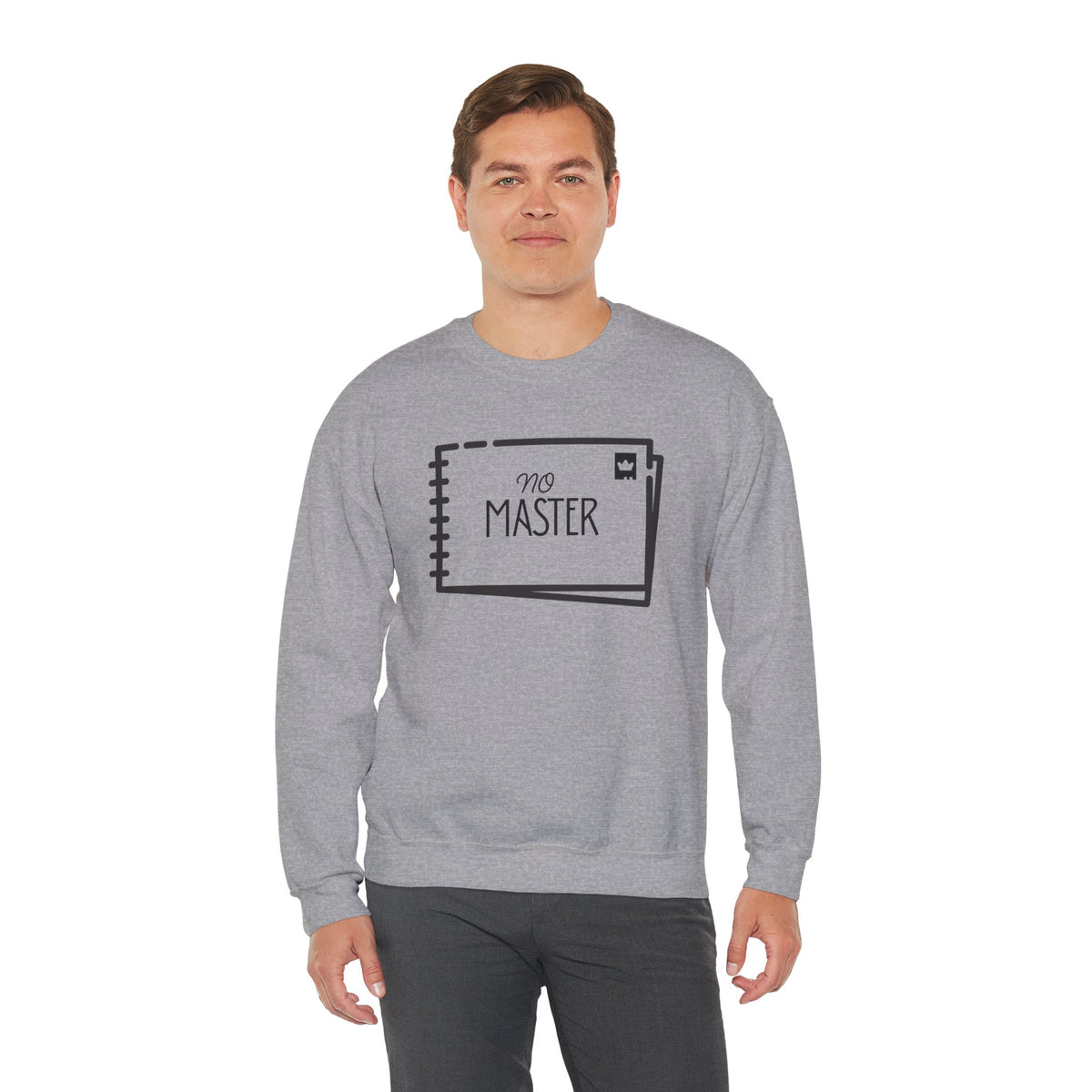 NO MASTER Sweatshirt Premium Design SKIALFA Unisex