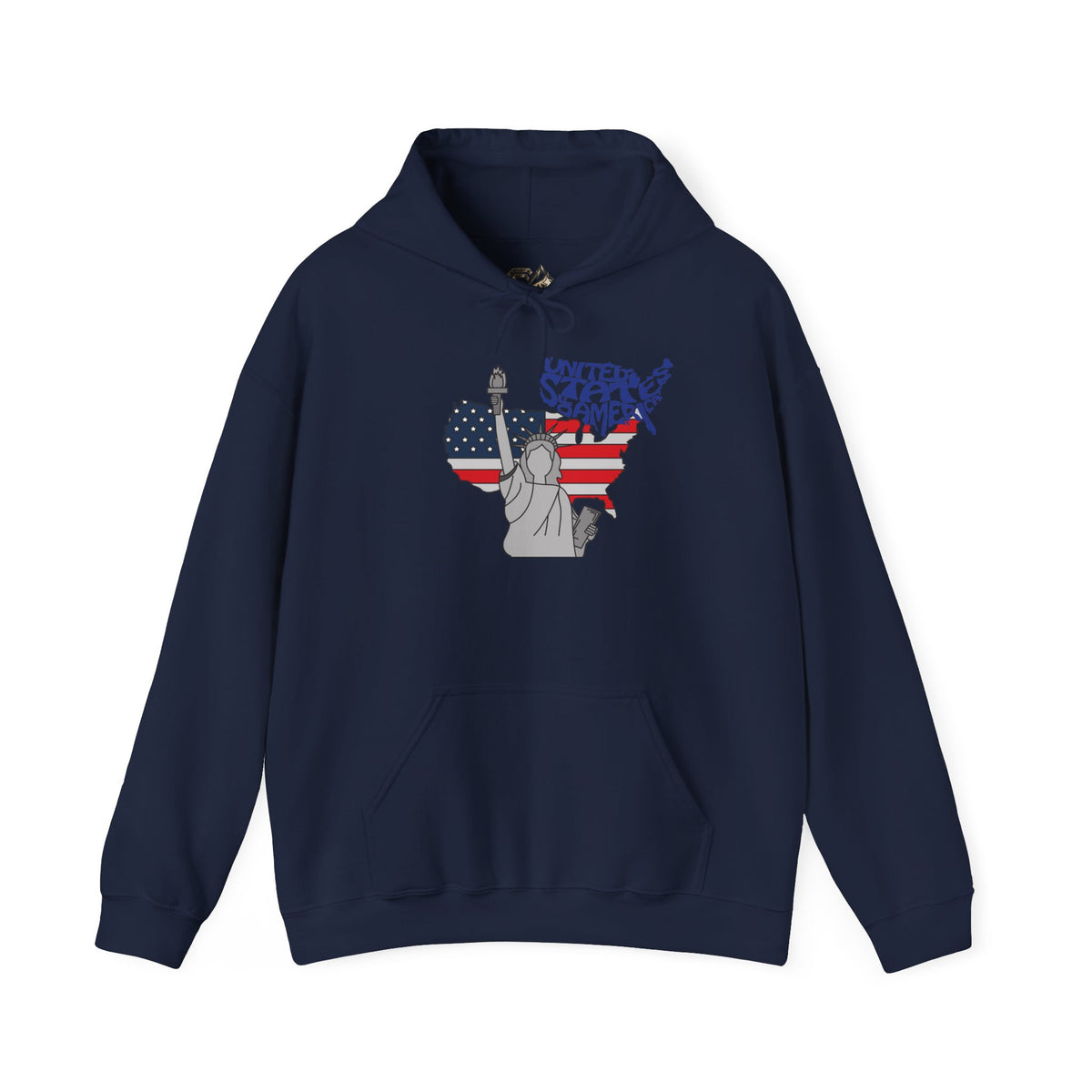 USA Flag Hoodie Premium Design SKIALFA Unisex