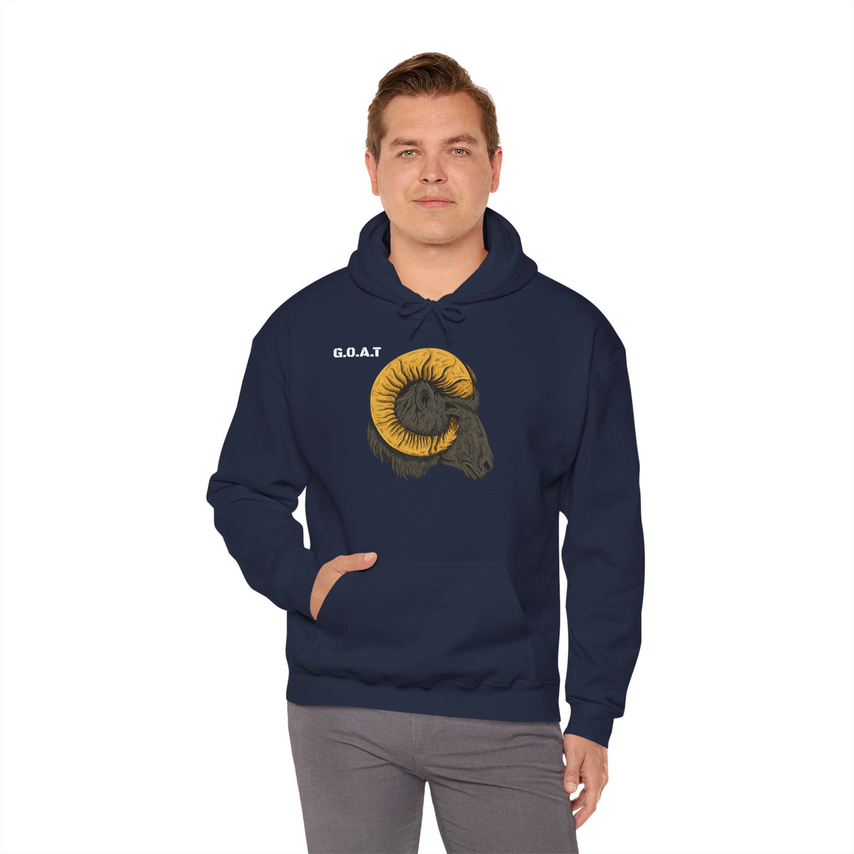GOAT Head Goat Hoodie Premium Design SKIALFA Unisex