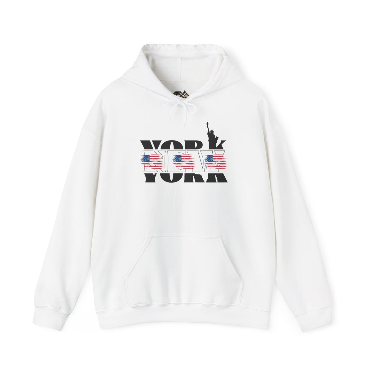 NEW YORK USA Flag Hoodie Premium Design SKIALFA Unisex