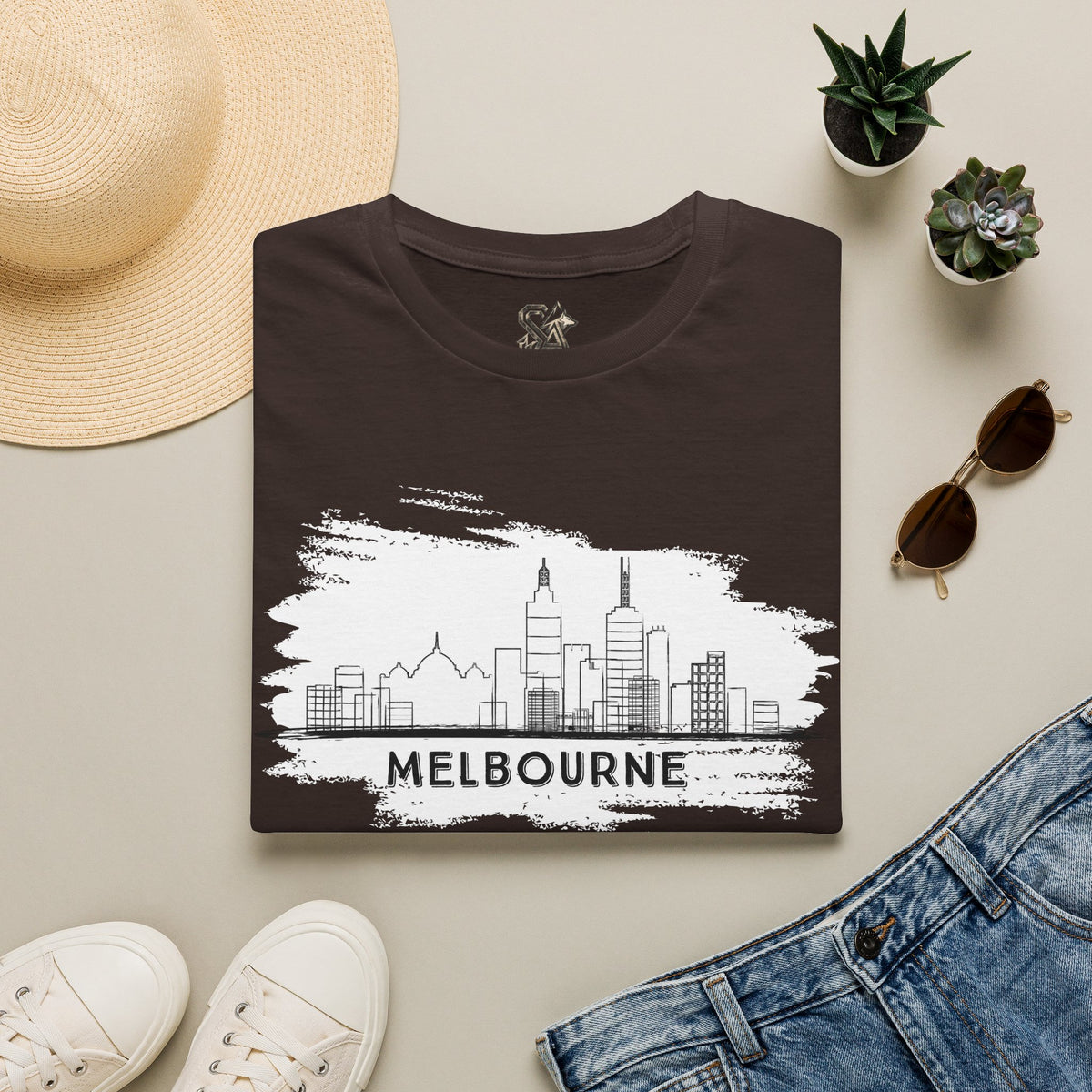 MELBOURNE Australia T-Shirt Premium Design SKIALFA Unisex