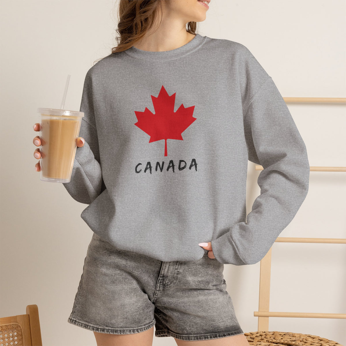 Canada Sweatshirt Premium Design SKIALFA Unisex