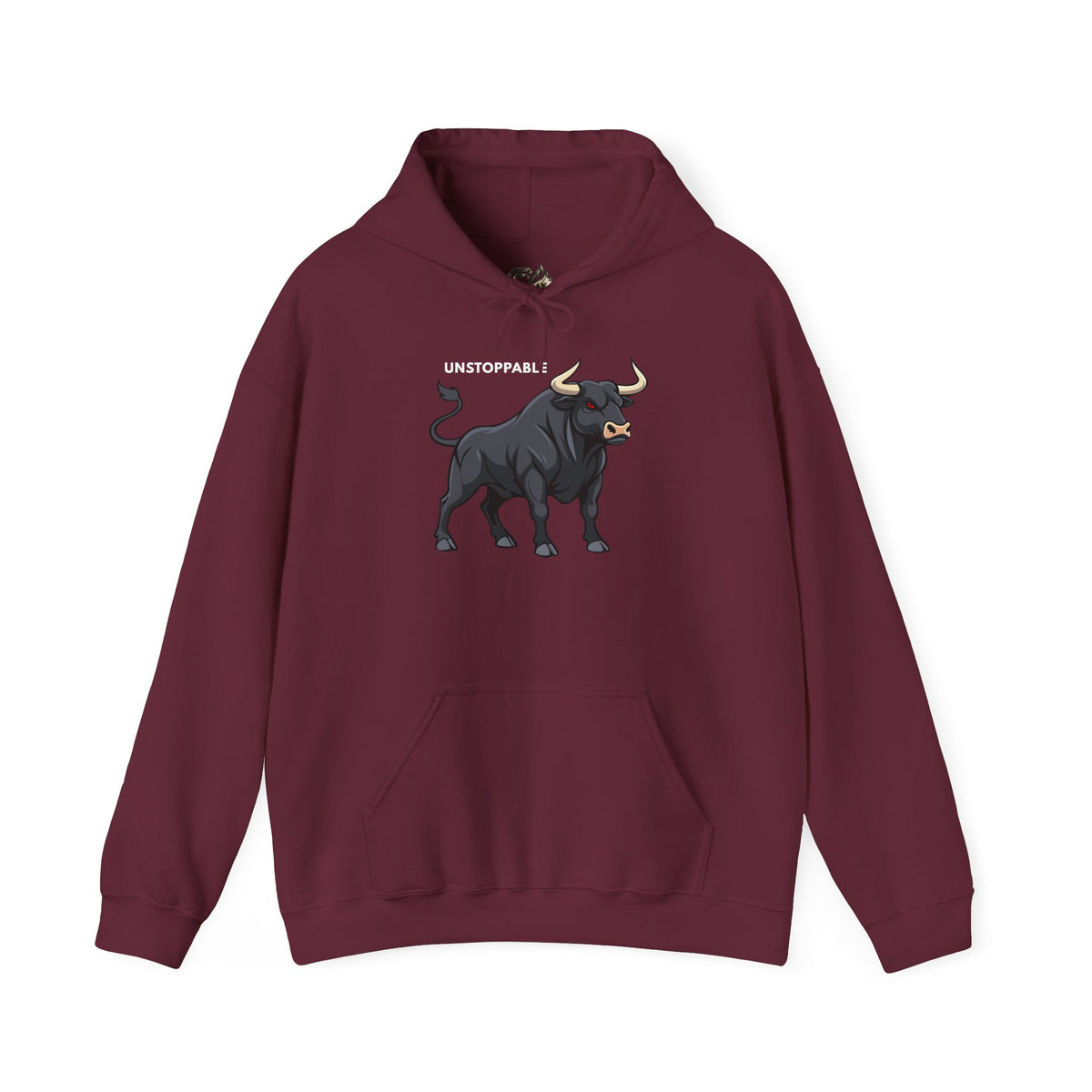 UNSTOPPABLE Bull Hoodie Premium Design SKIALFA Unisex