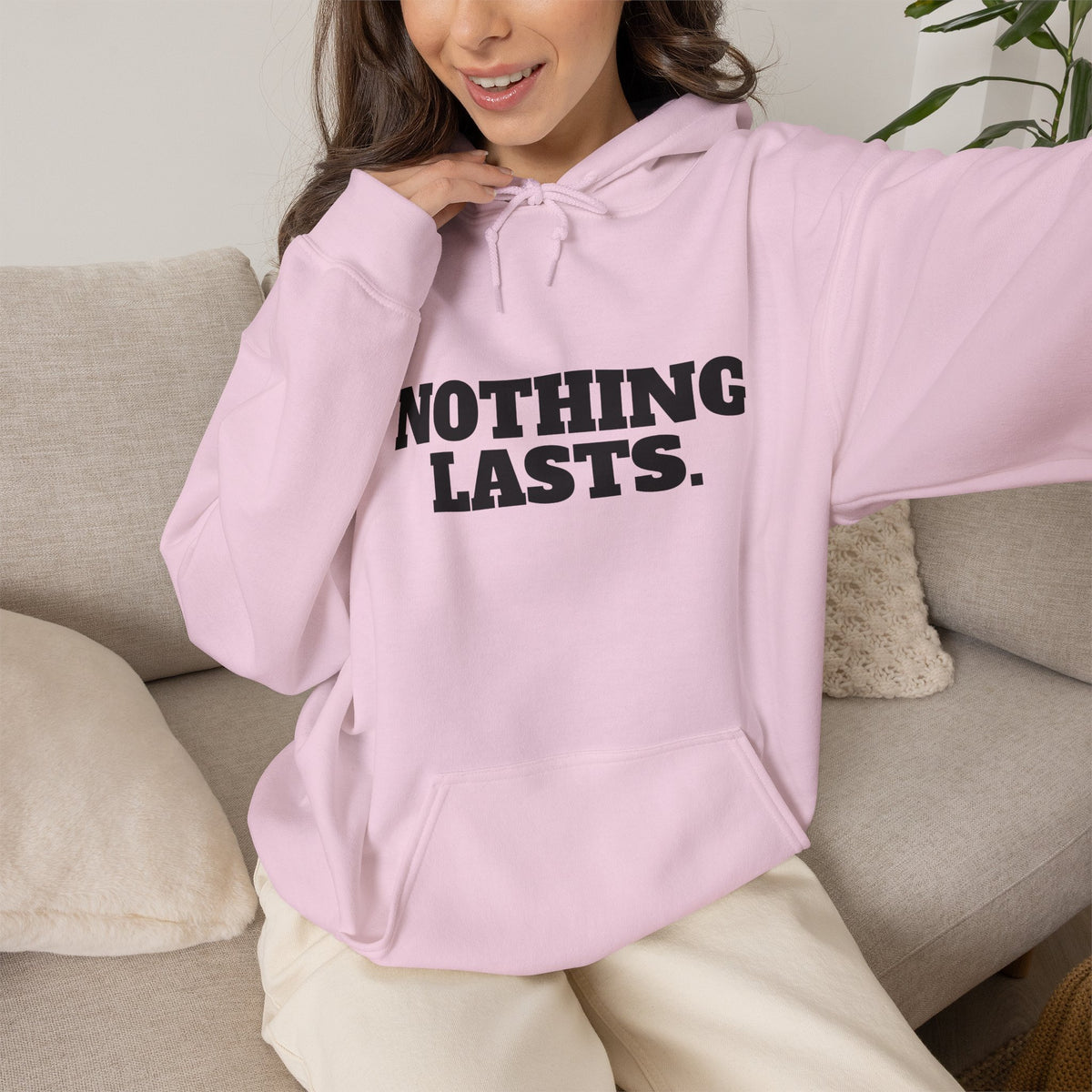 NOTHING LASTS Hoodie Premium Design SKIALFA Unisex