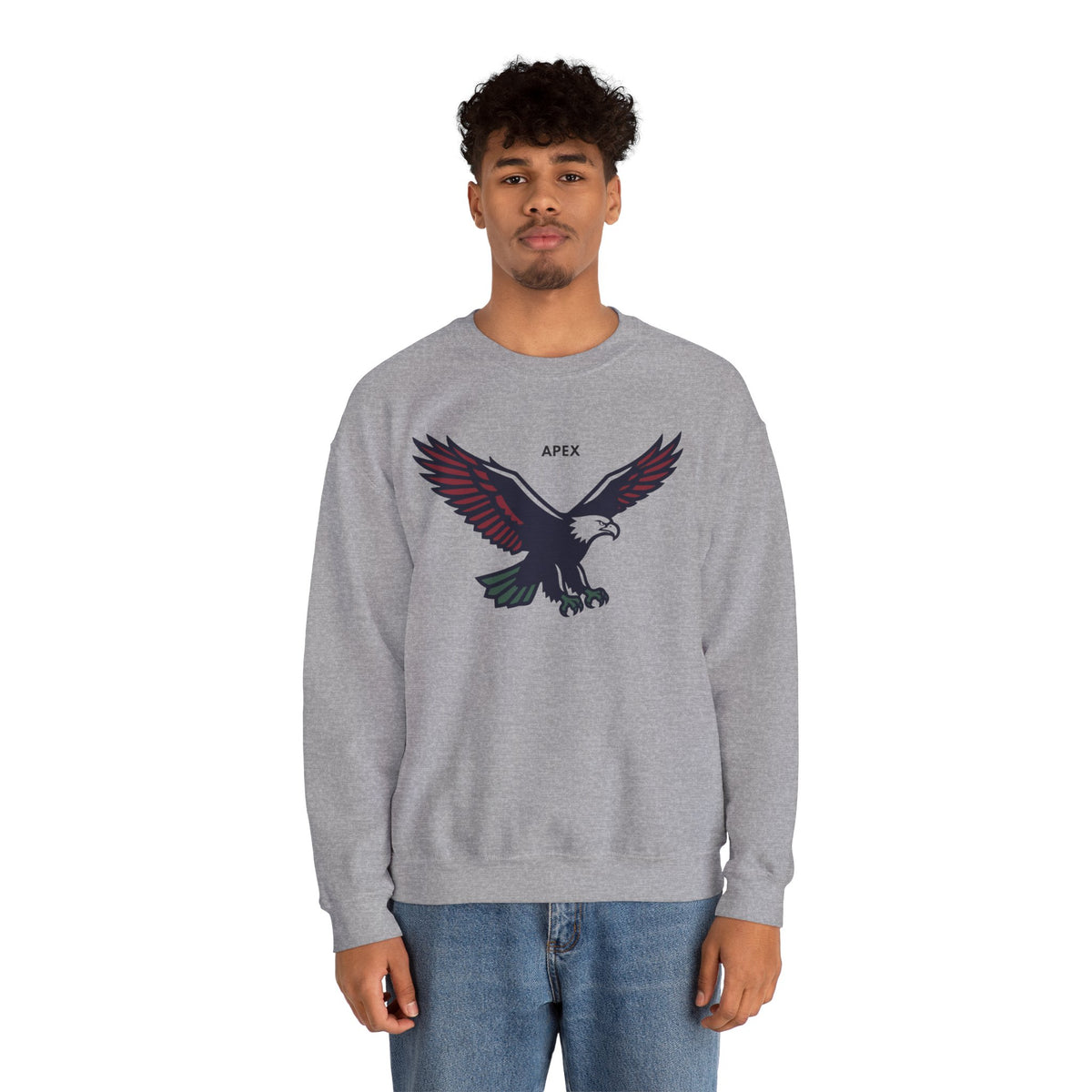 APEX Eagle Sweatshirt Premium Design SKIALFA Unisex