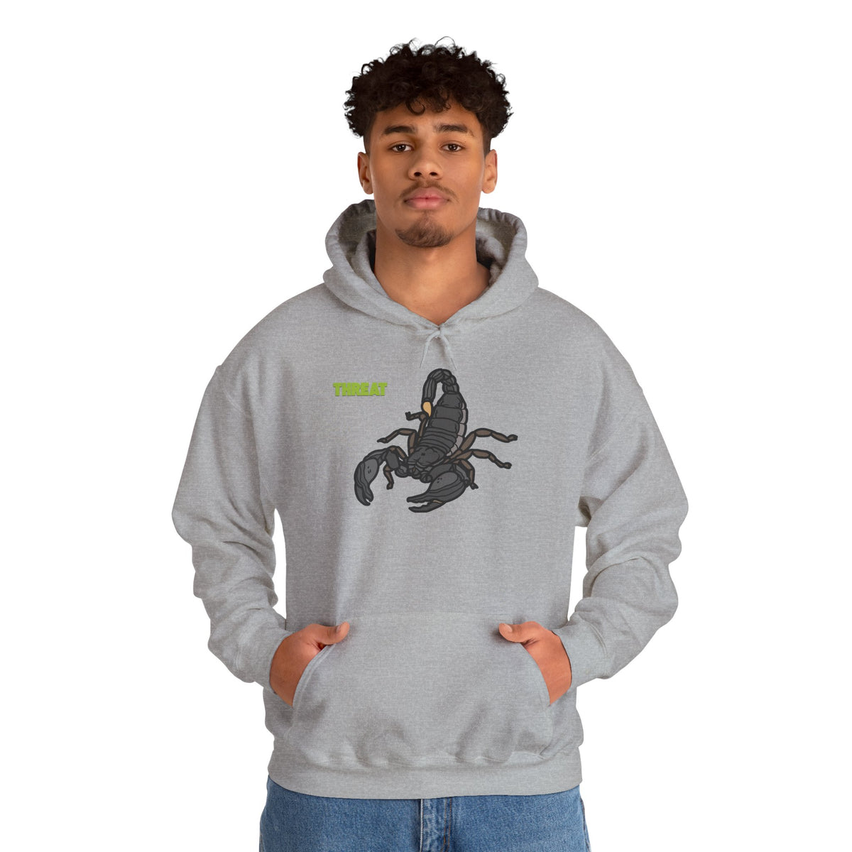 THREAT Scorpion Hoodie Premium Design SKIALFA Unisex