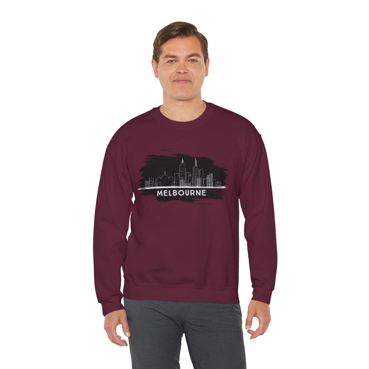 Melbourne Sweatshirt Premium Design SKIALFA Unisex