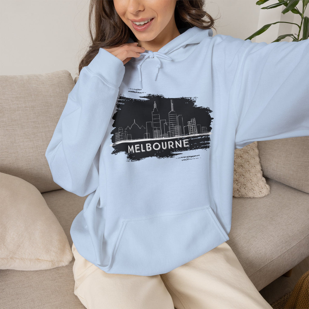 MELBOURNE Hoodie Premium Design SKIALFA Unisex