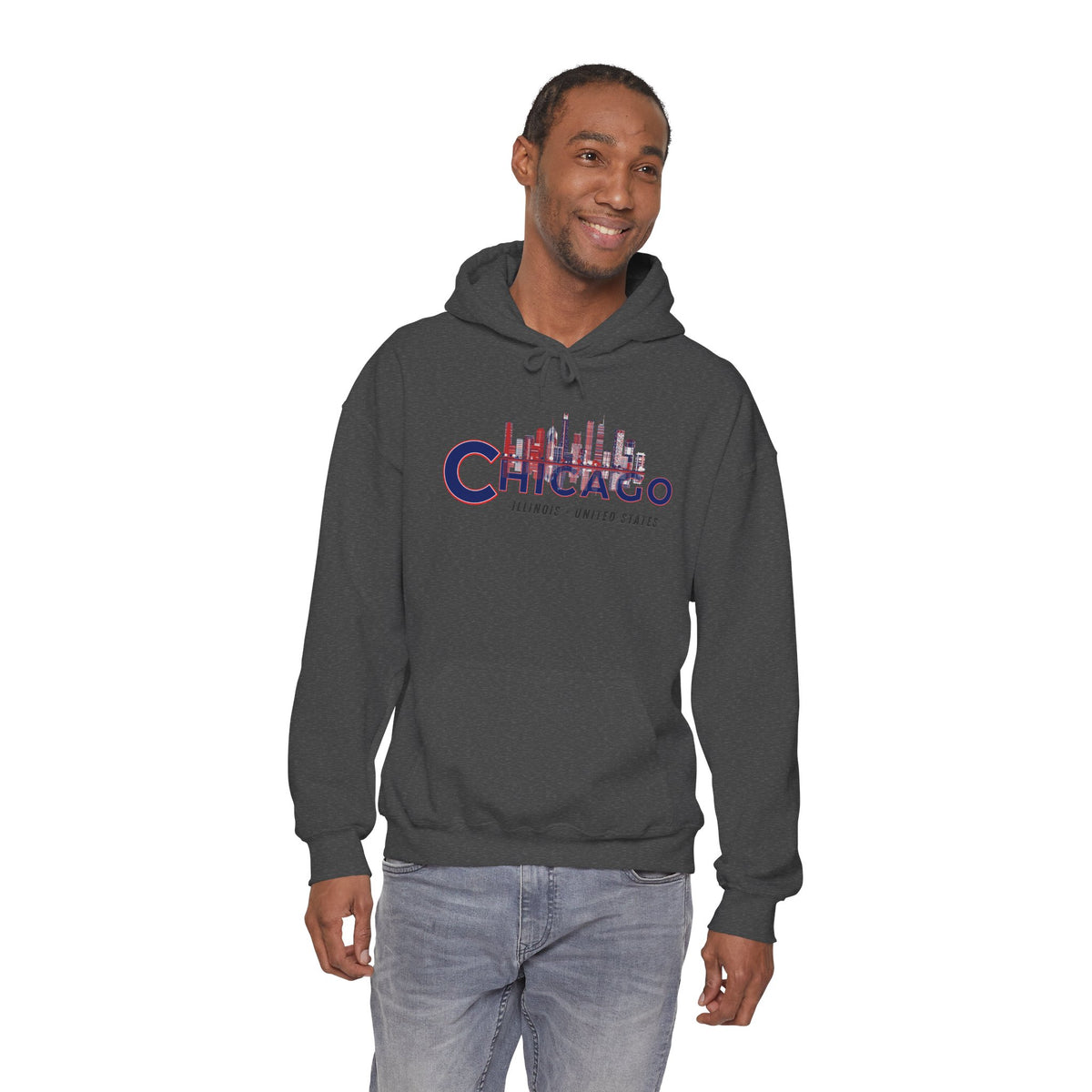 CHICAGO Hoodie Premium Design SKIALFA Unisex