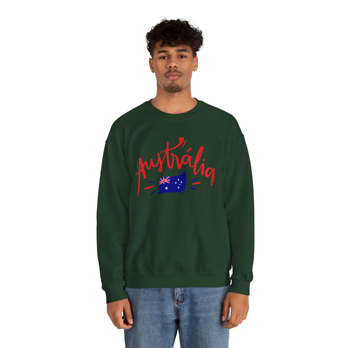 Australia Flag Sweatshirt Premium Design SKIALFA Unisex