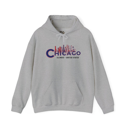 CHICAGO Hoodie Premium Design SKIALFA Unisex