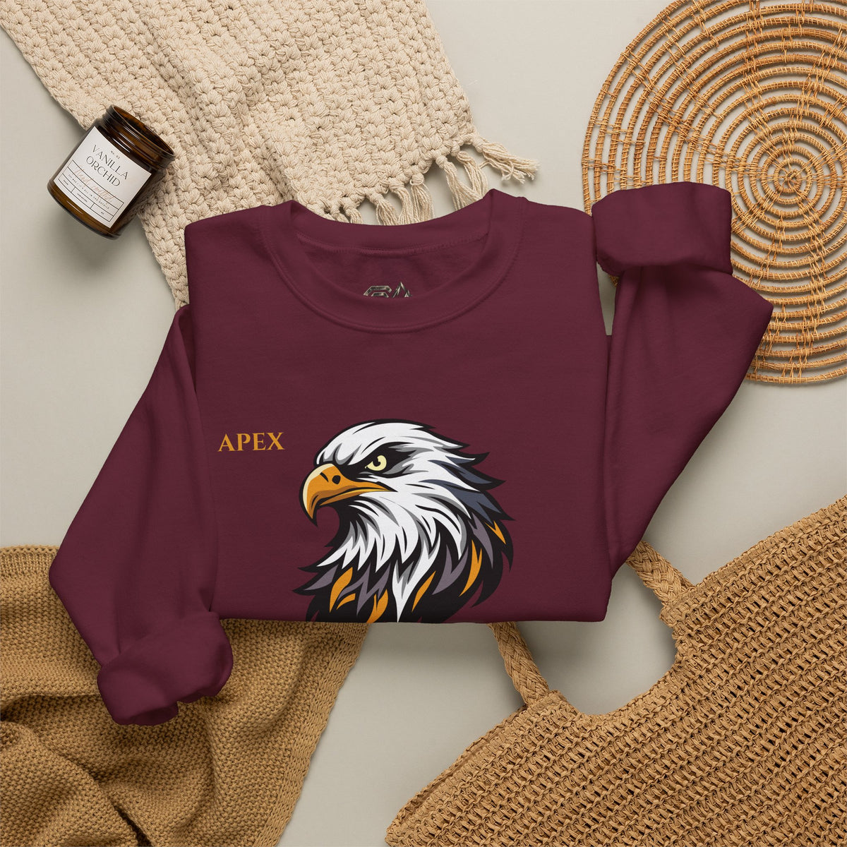 APEX Eagle Sweatshirt Premium Design SKIALFA Unisex