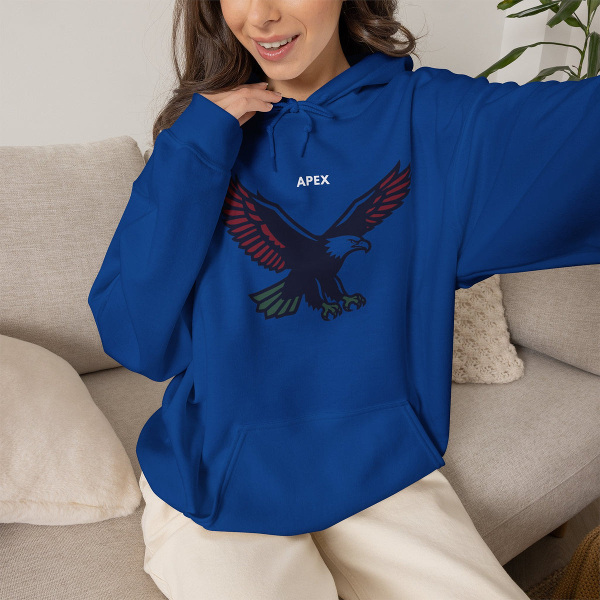 APEX Eagle Hoodie Premium Design SKIALFA Unisex