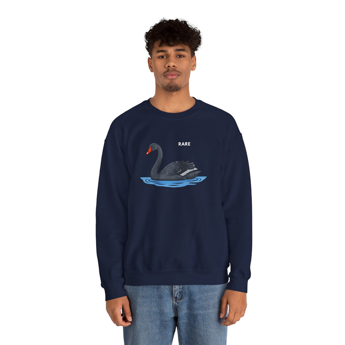 RARE Black Swan Sweatshirt Premium Design SKIALFA Unisex