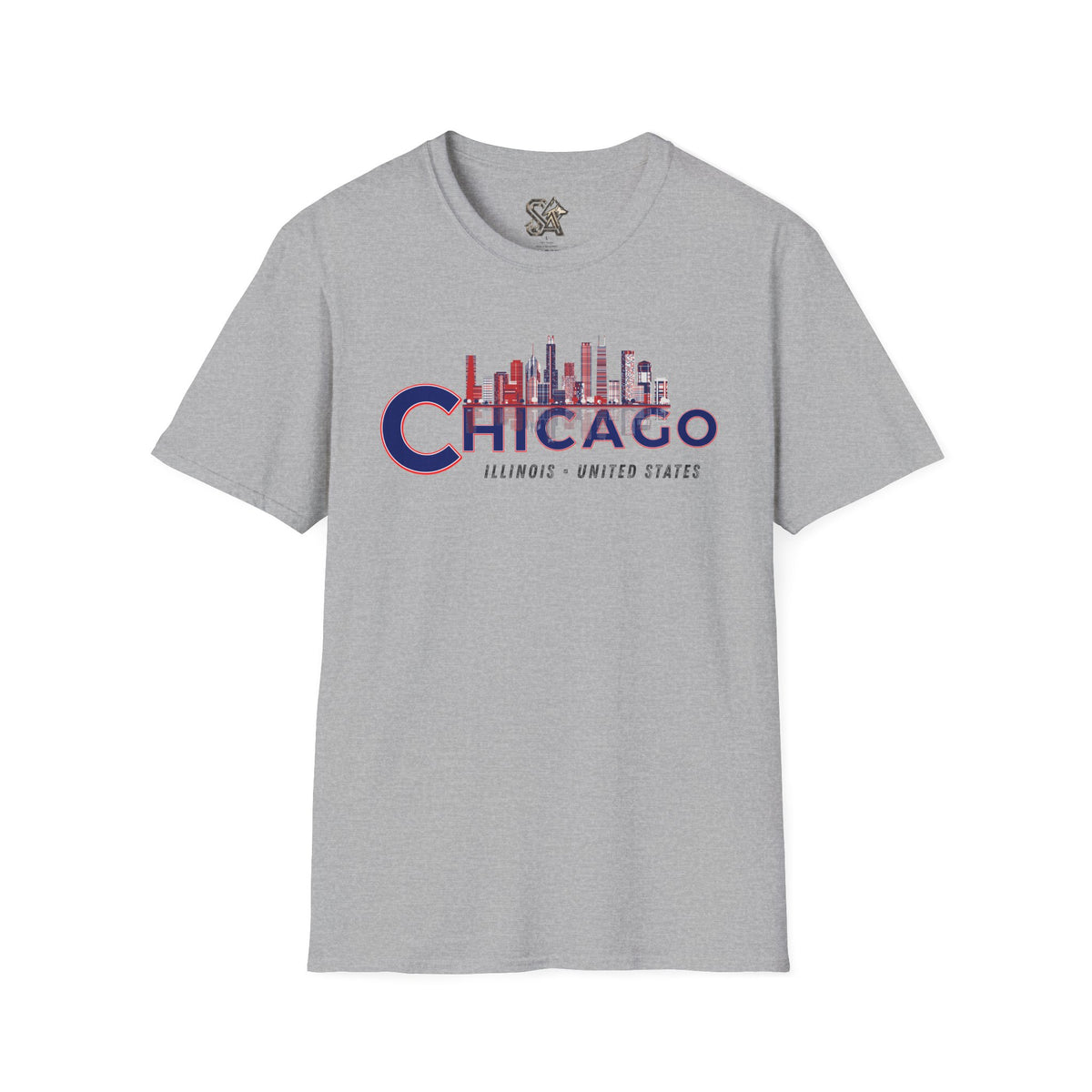 Chicago T-Shirt Premium Design SKIALFA Unisex