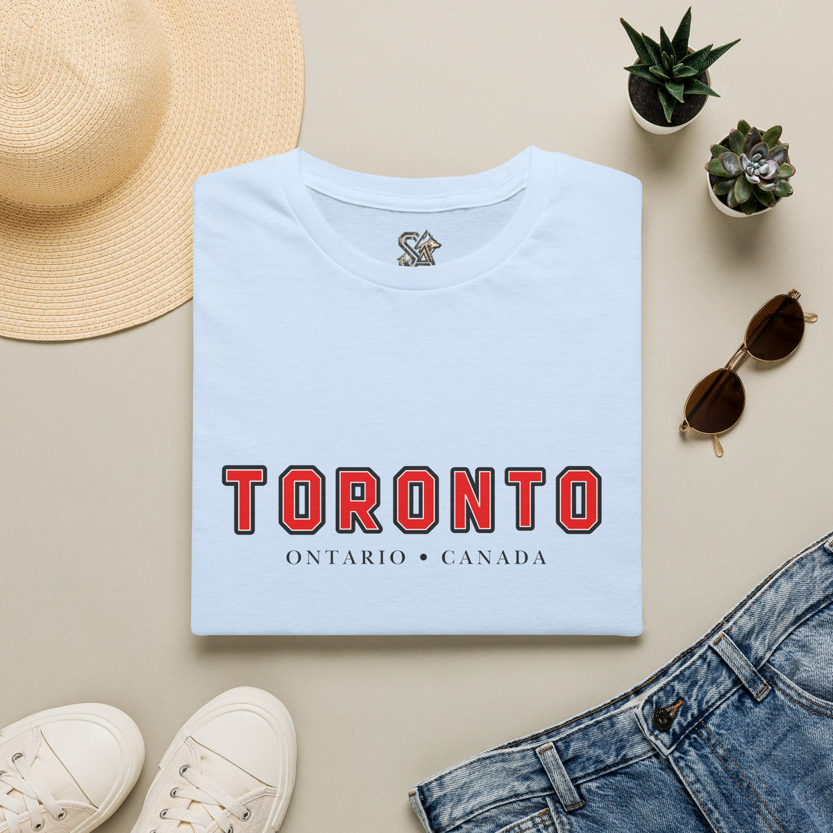 Toronto Ontario T-Shirt Premium Design SKIALFA Unisex
