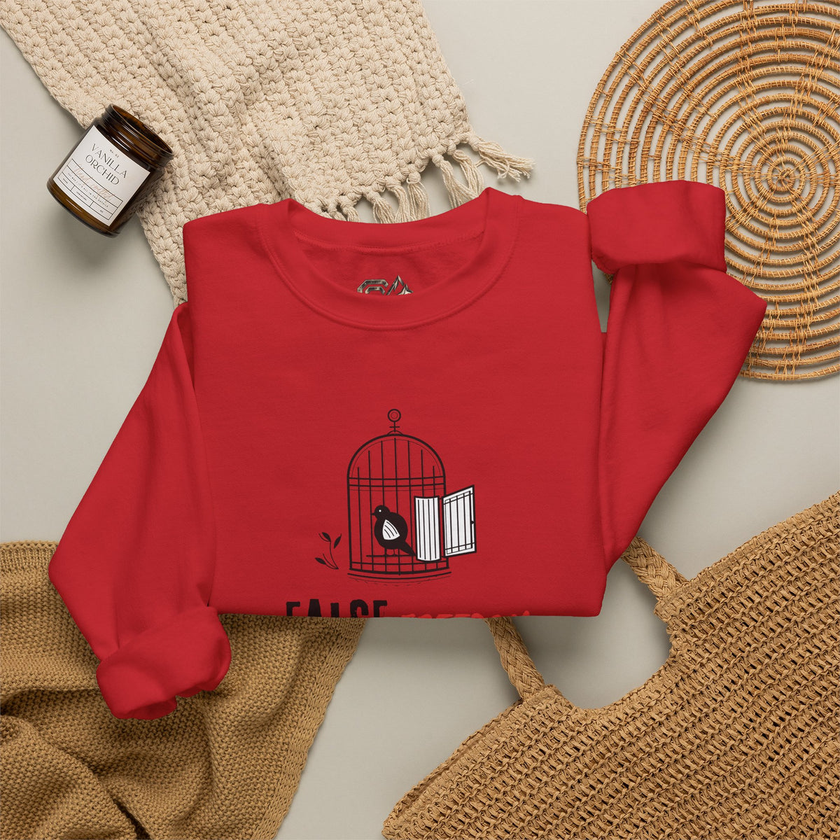 FALSE FREEDOM Sweatshirt Premium Design SKIALFA Unisex