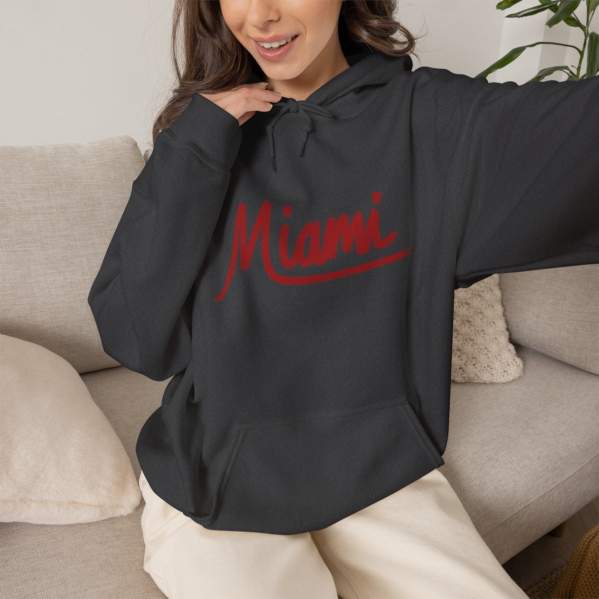 Miami Hoodie Premium Design SKIALFA Unisex