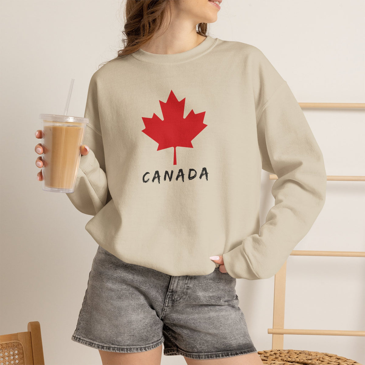 Canada Sweatshirt Premium Design SKIALFA Unisex