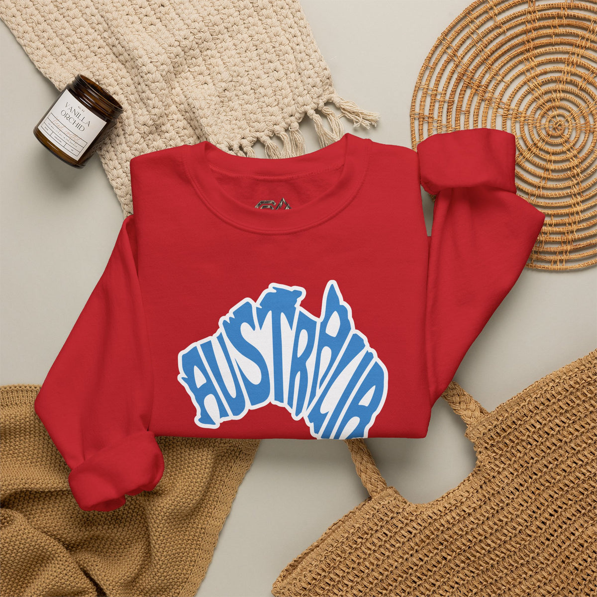 Australia Graphic Sweatshirt Premium Design SKIALFA Unisex