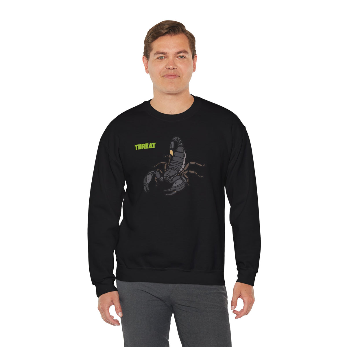 THREAT Scorpion Sweatshirt Premium Design SKIALFA Unisex