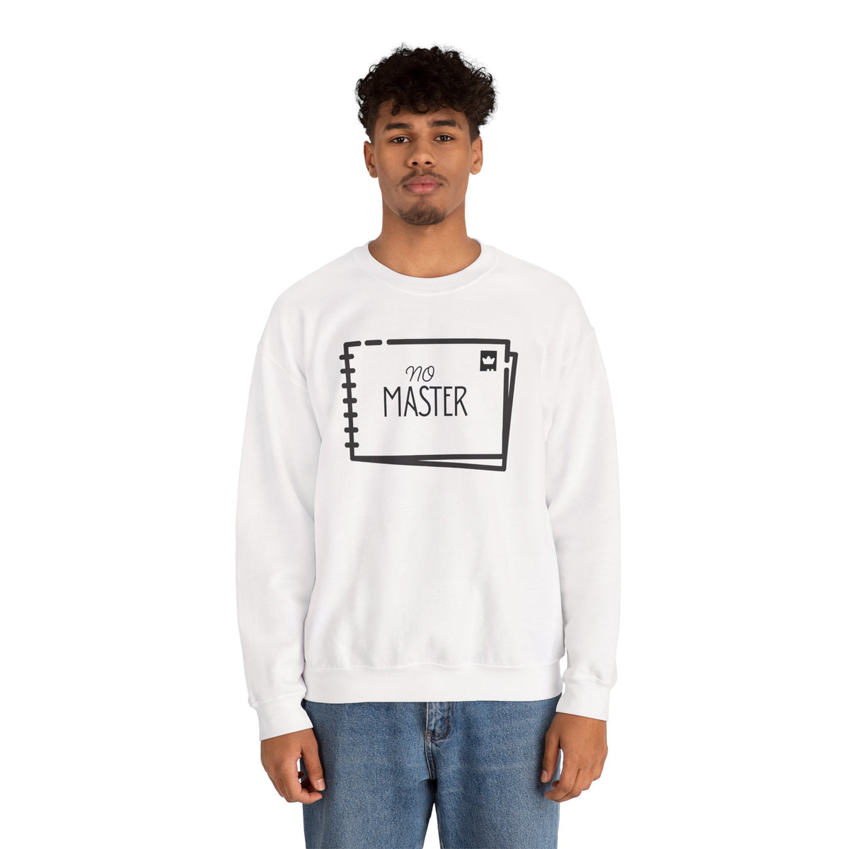 NO MASTER Sweatshirt Premium Design SKIALFA Unisex