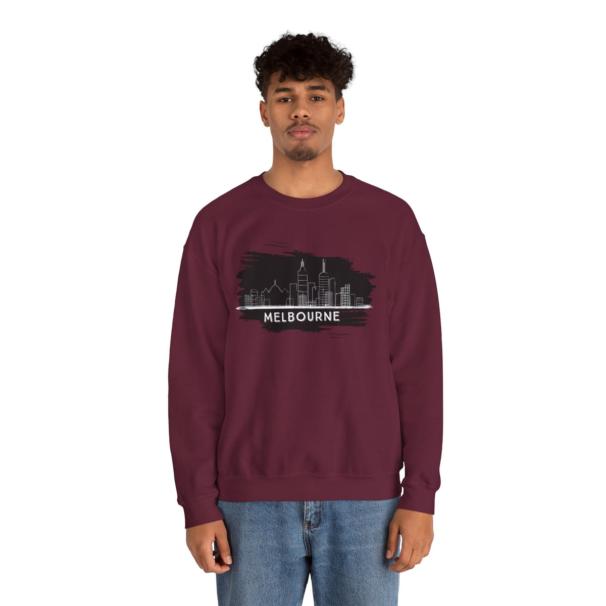 Melbourne Sweatshirt Premium Design SKIALFA Unisex