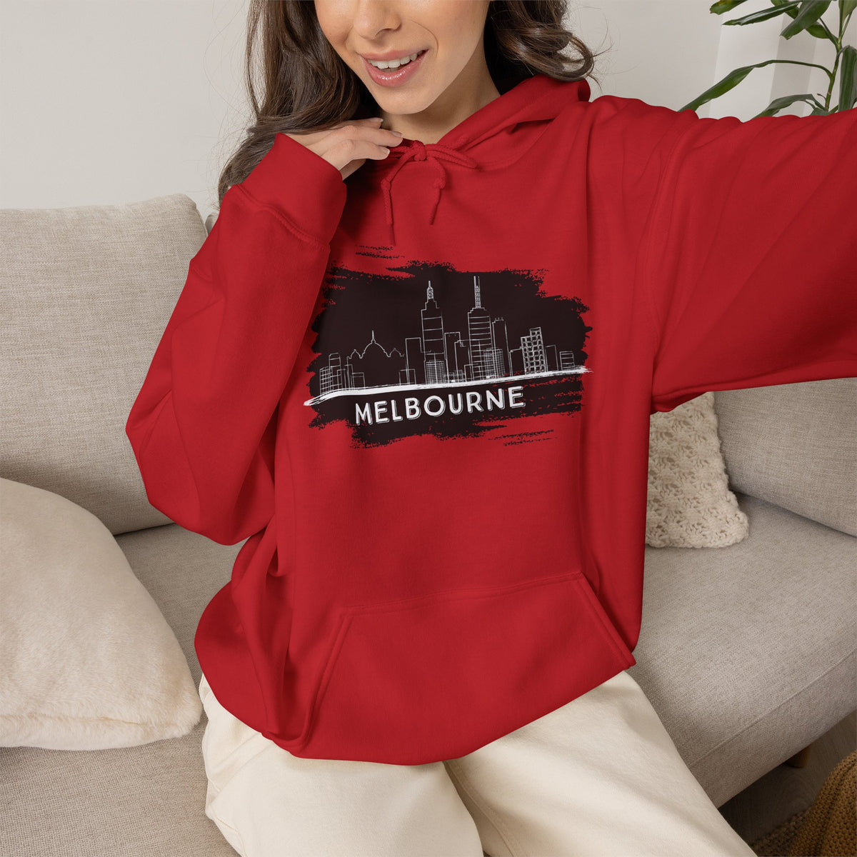 MELBOURNE Hoodie Premium Design SKIALFA Unisex