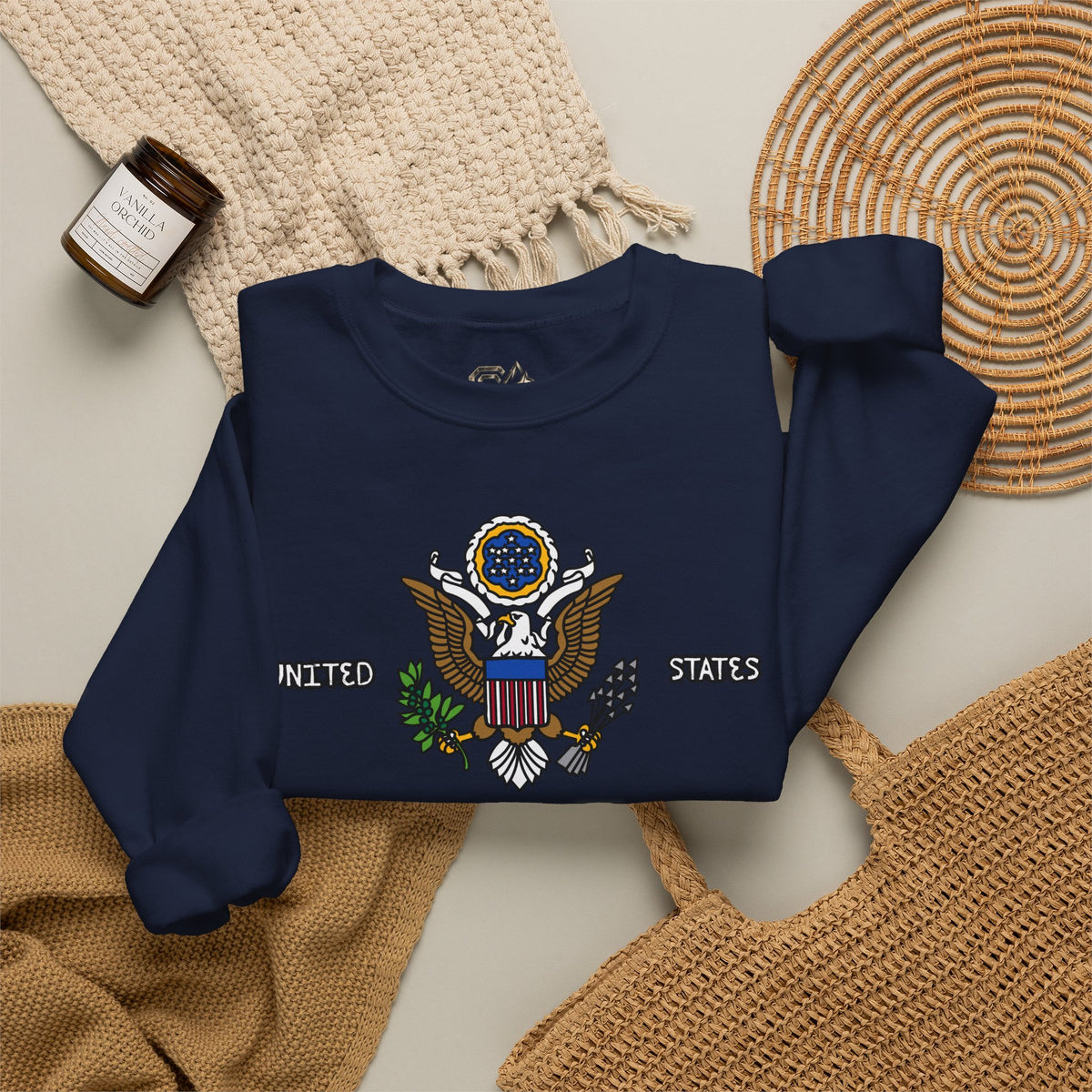 United States Sweatshirt Premium Design SKIALFA Unisex