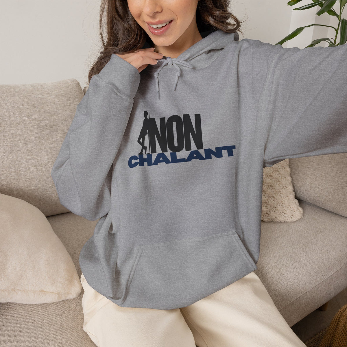 NONCHALANT Hoodie Premium Design SKIALFA Unisex