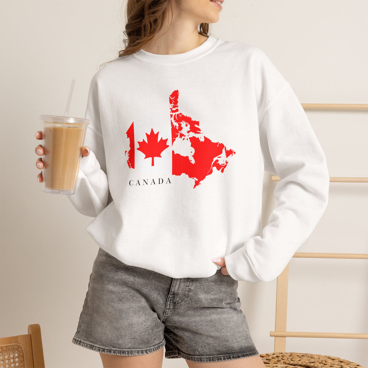 Canada Maple Sweatshirt Premium Design SKIALFA Unisex