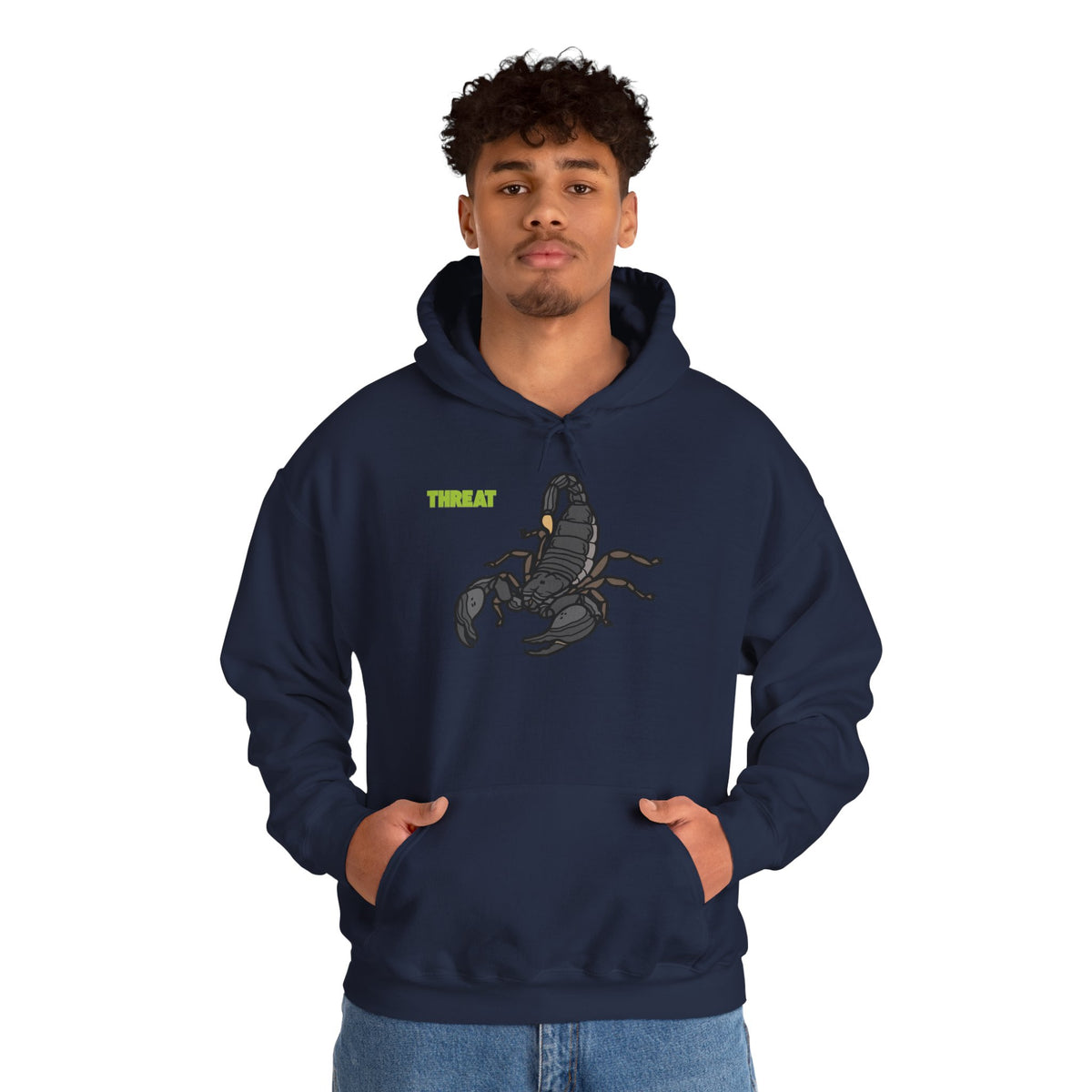 THREAT Scorpion Hoodie Premium Design SKIALFA Unisex