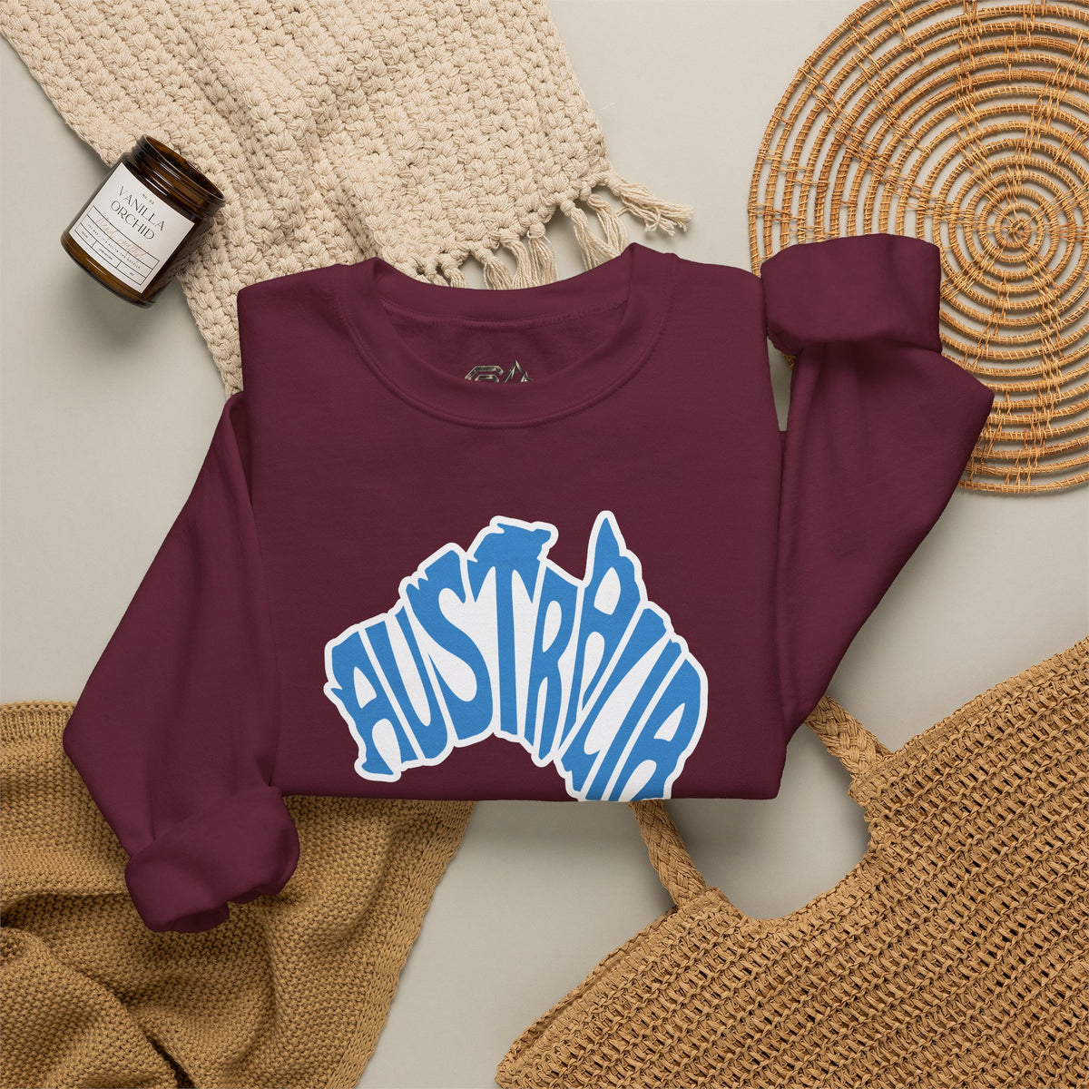 Australia Graphic Sweatshirt Premium Design SKIALFA Unisex