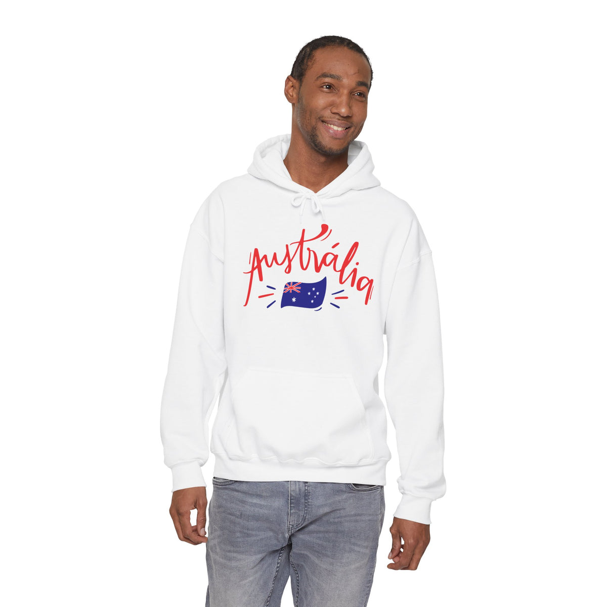 AUSTRALIA FLAG Hoodie Premium Design SKIALFA Unisex