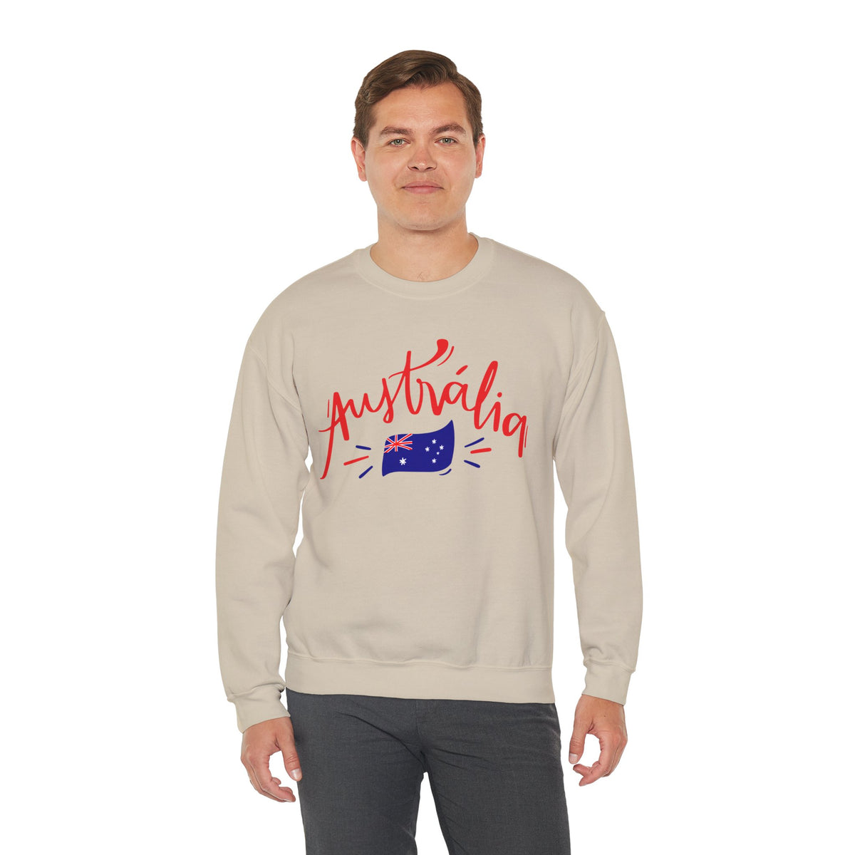 Australia Flag Sweatshirt Premium Design SKIALFA Unisex