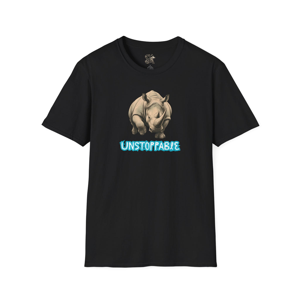 UNSTOPPABLE Rhino T-Shirt Premium Design SKIALFA Unisex