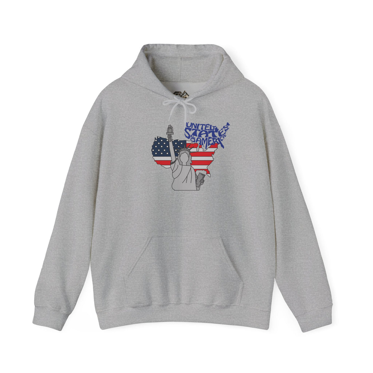 USA Flag Hoodie Premium Design SKIALFA Unisex