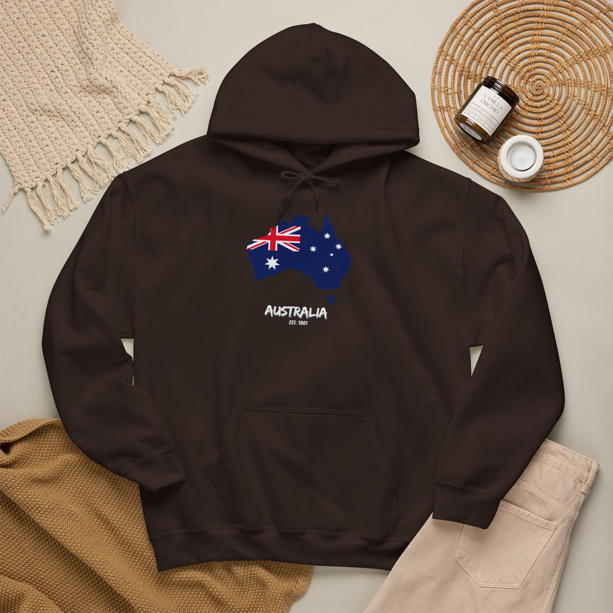 AUSTRALIA Hoodie Premium Design SKIALFA Unisex