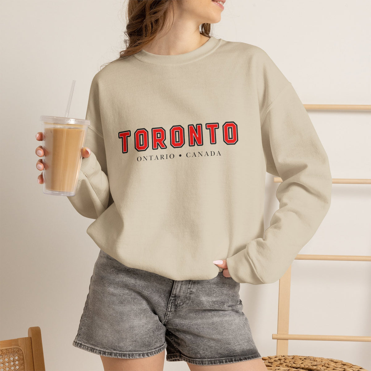 Toronto Canada Sweatshirt Premium Design SKIALFA Unisex