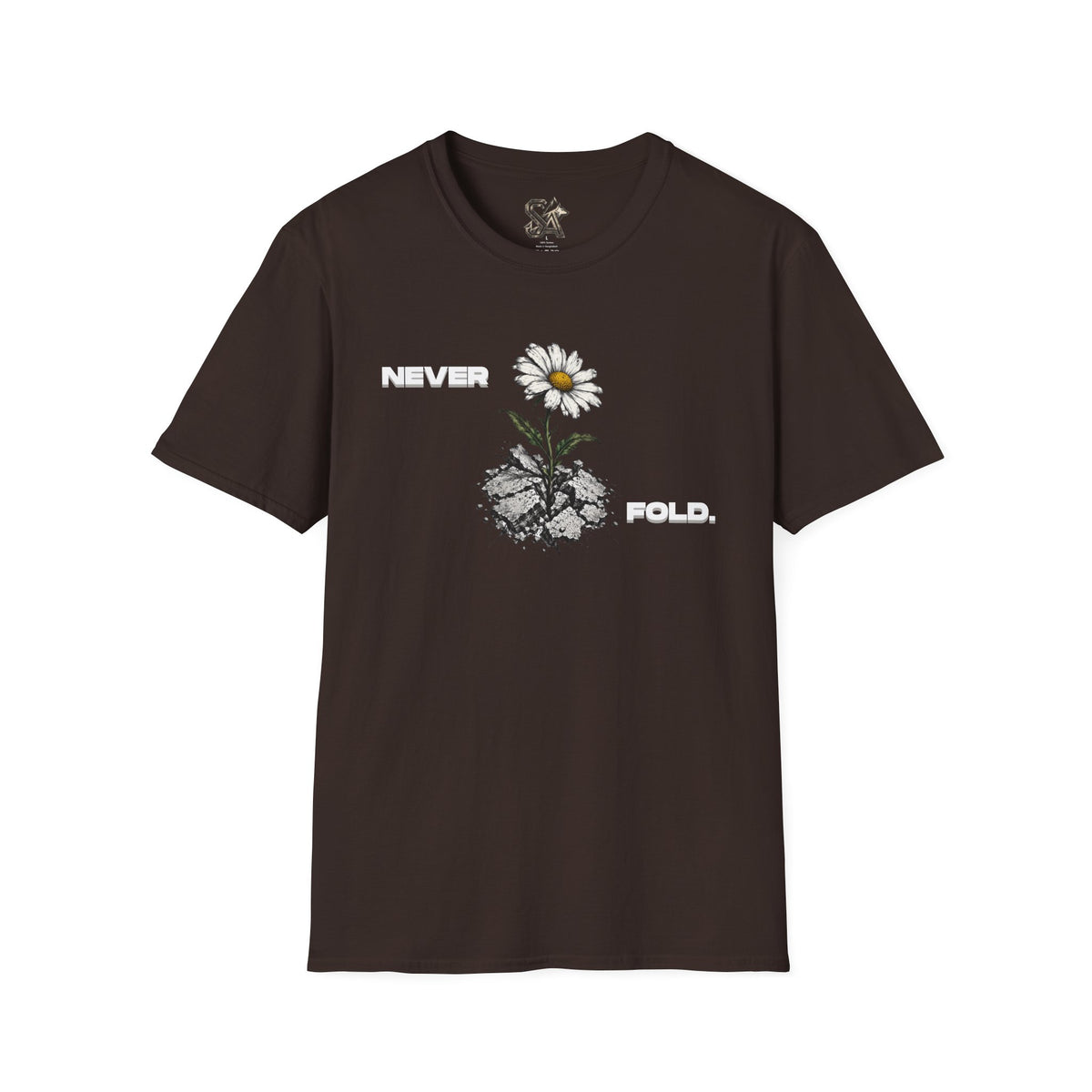 NEVER FOLD T-Shirt Premium Design SKIALFA Unisex