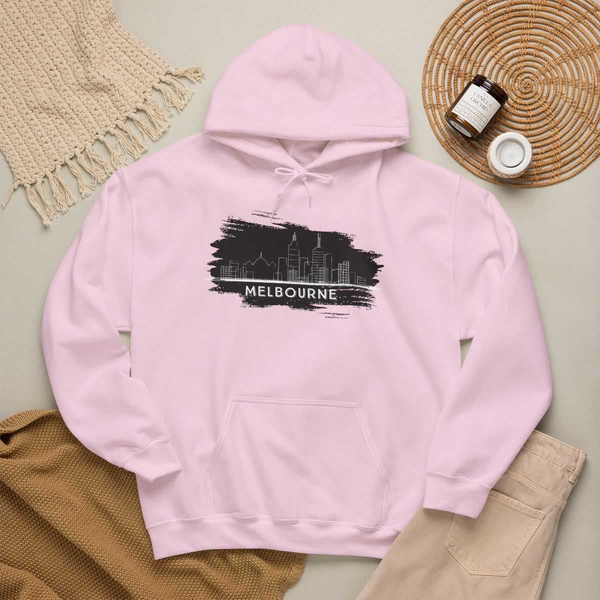 MELBOURNE Hoodie Premium Design SKIALFA Unisex