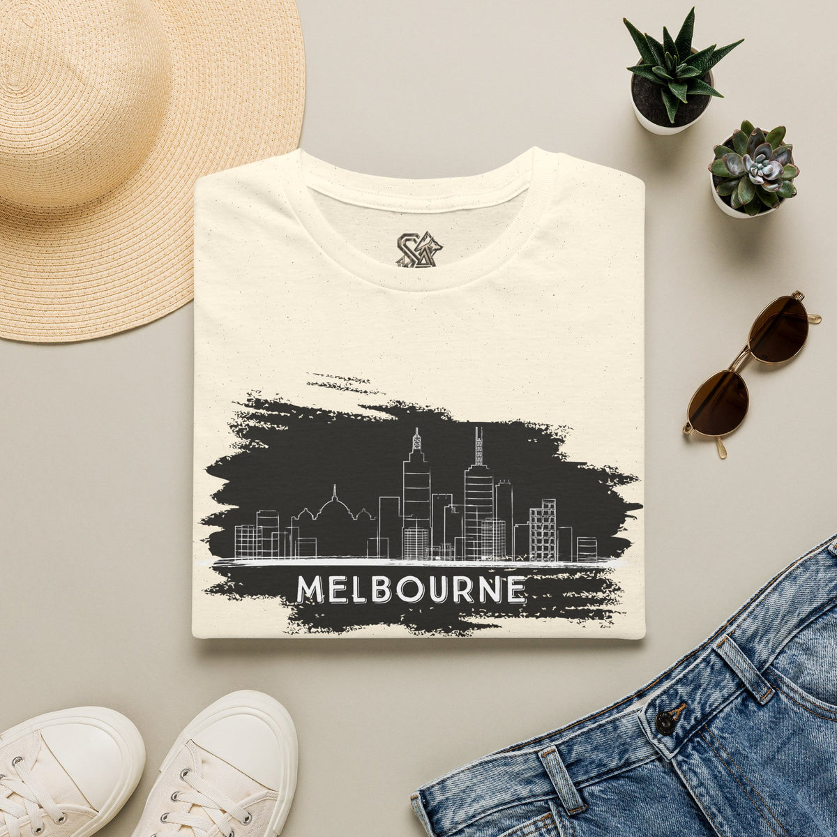 MELBOURNE Australia T-Shirt Premium Design SKIALFA Unisex